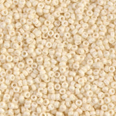 11/0 Miyuki Seed Beads Cream Opaque Matte #2021
